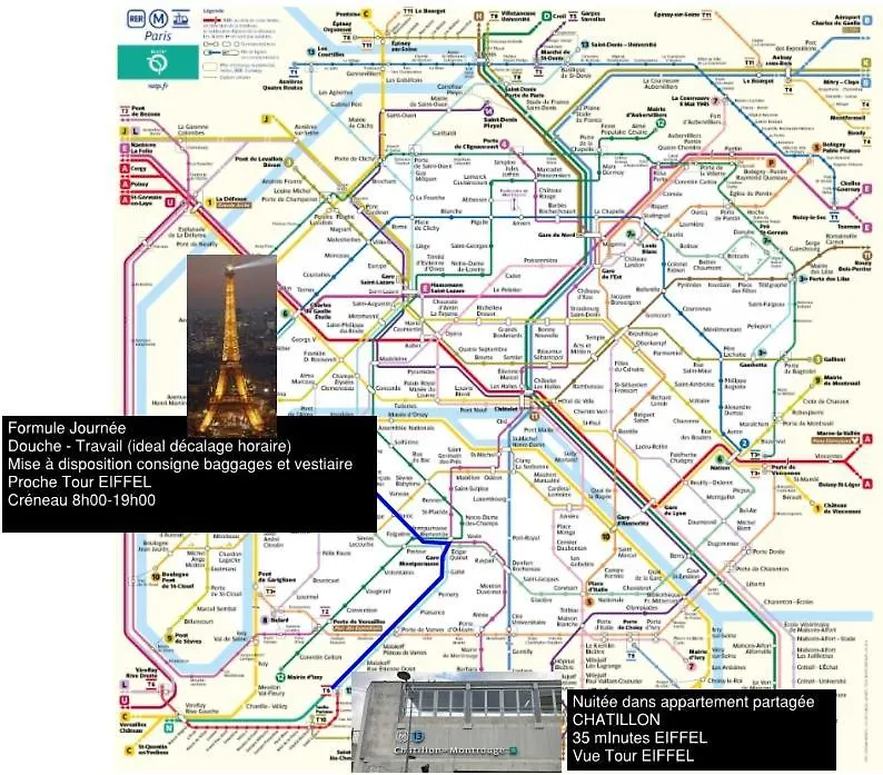 Eiffel Citea Access Dayroom Espace Paris Sans Nuitee Et Chambre Partagee Chatillon Nuitee -- Repos Journee Ou Espace Travail 8-19H Proche Tour Eiffel Ou Usage Bureau A L\'Heure En Journee -- Nuitee Chatillon Avenue Paris contacts